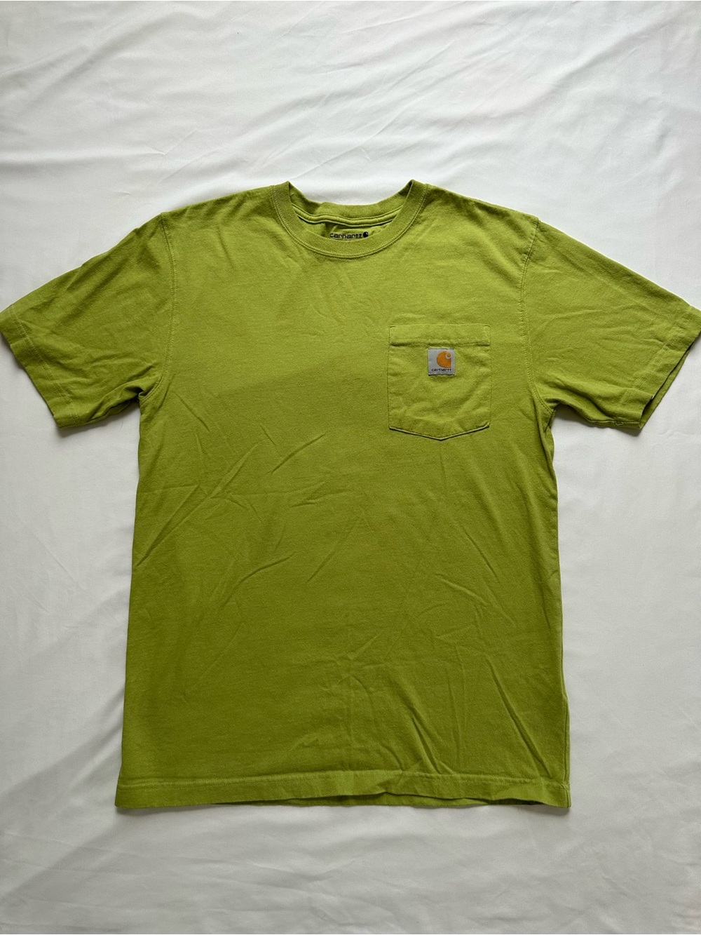 Carhartt Men’s Short-Sleeve Pocket Tee Lime Green